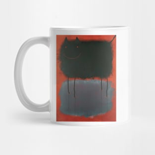 Black cat by Mark Rothko Mug